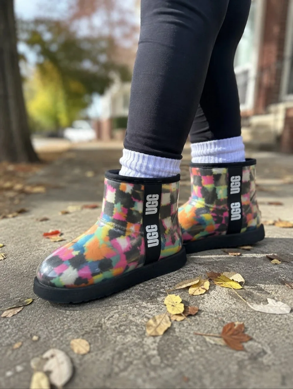 UGG Classic Clear Mini Checks Boots